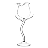 Copas de vino tinto Miller Rock, copa de vino elegante, copa de vino en forma de rosa, 100ml
